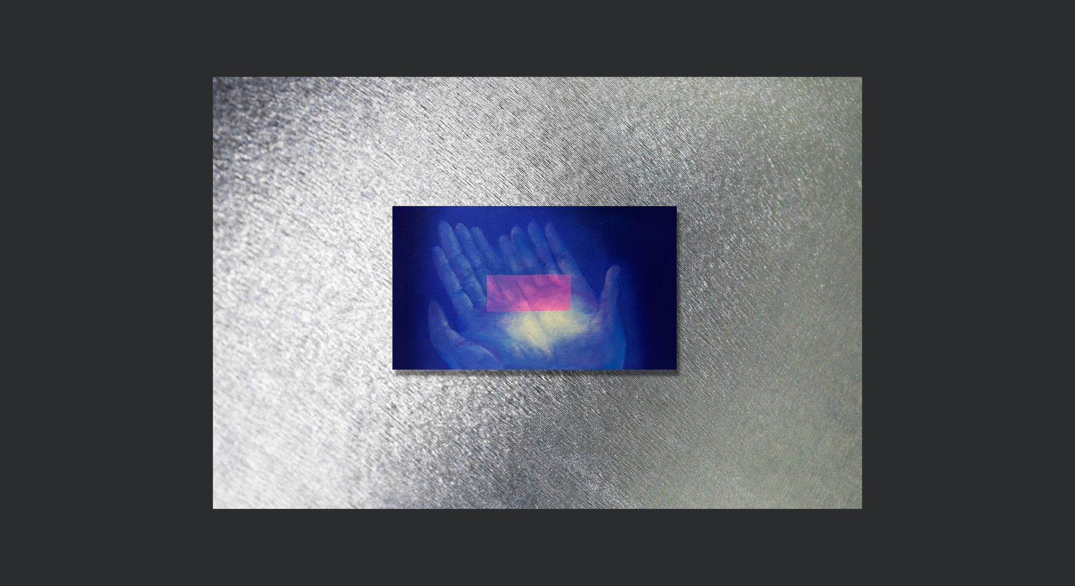 Ming Hsuan,Tsai, 「什麼是線索」（What is a clue?） Oil on acrylic, UV gel, 8x18cm, 2024