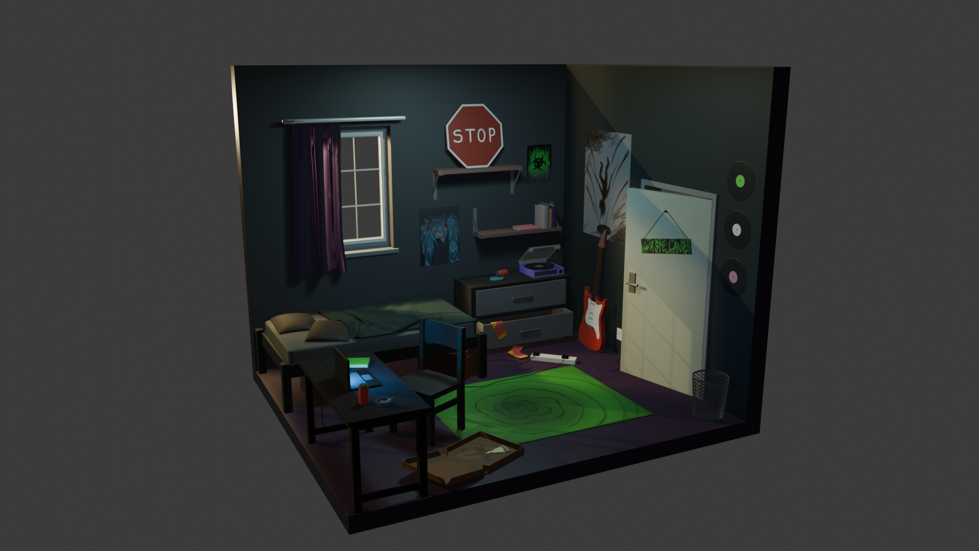 Bedroom model concept